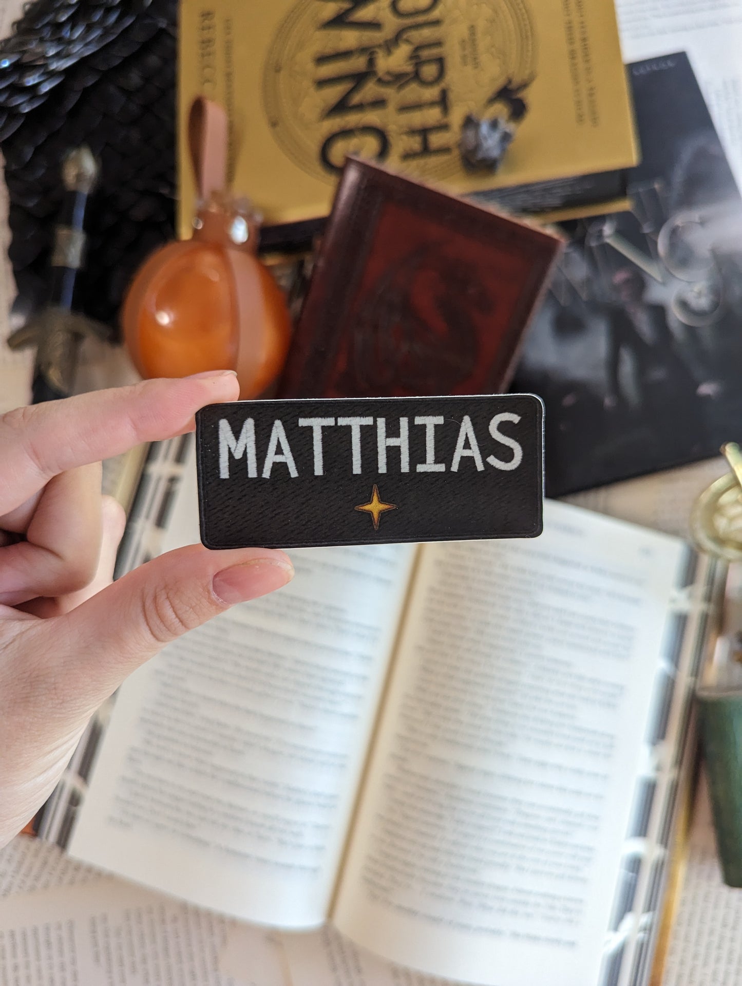 Matthias Name Patch Sticker