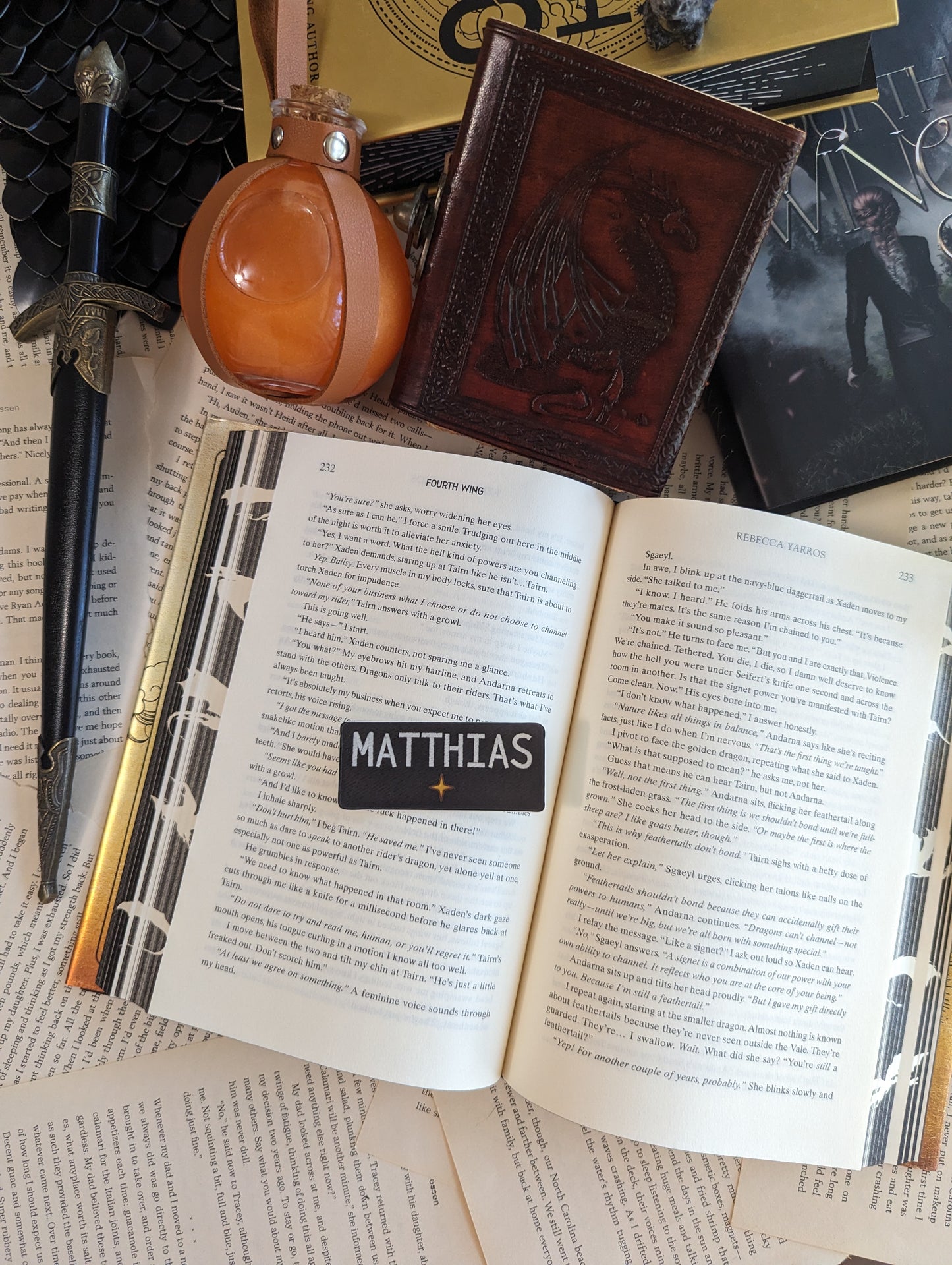 Matthias Name Patch Sticker