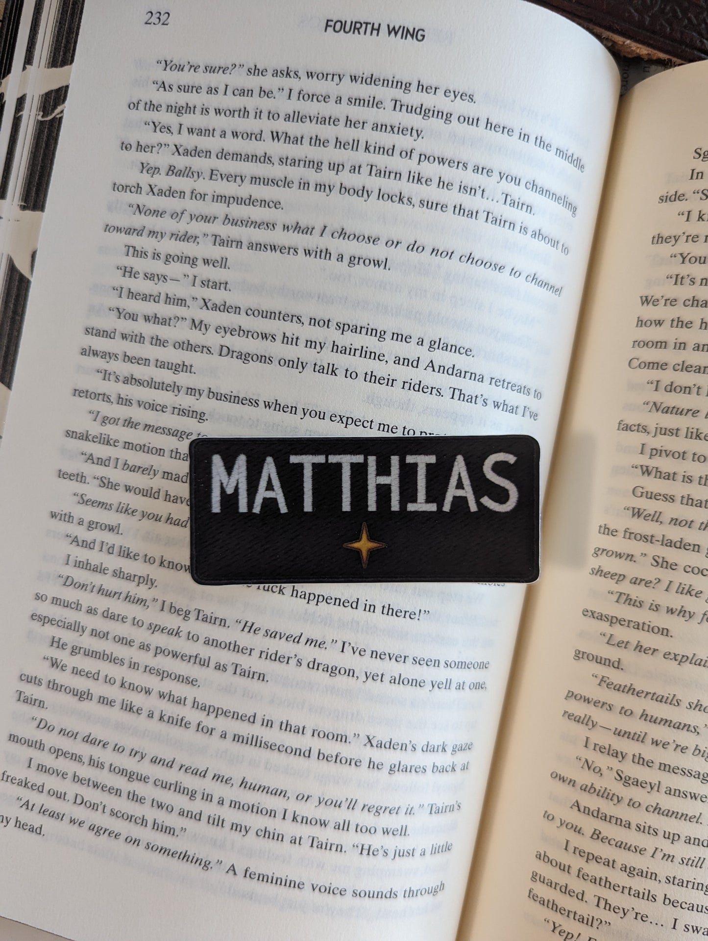 Matthias Name Patch Sticker