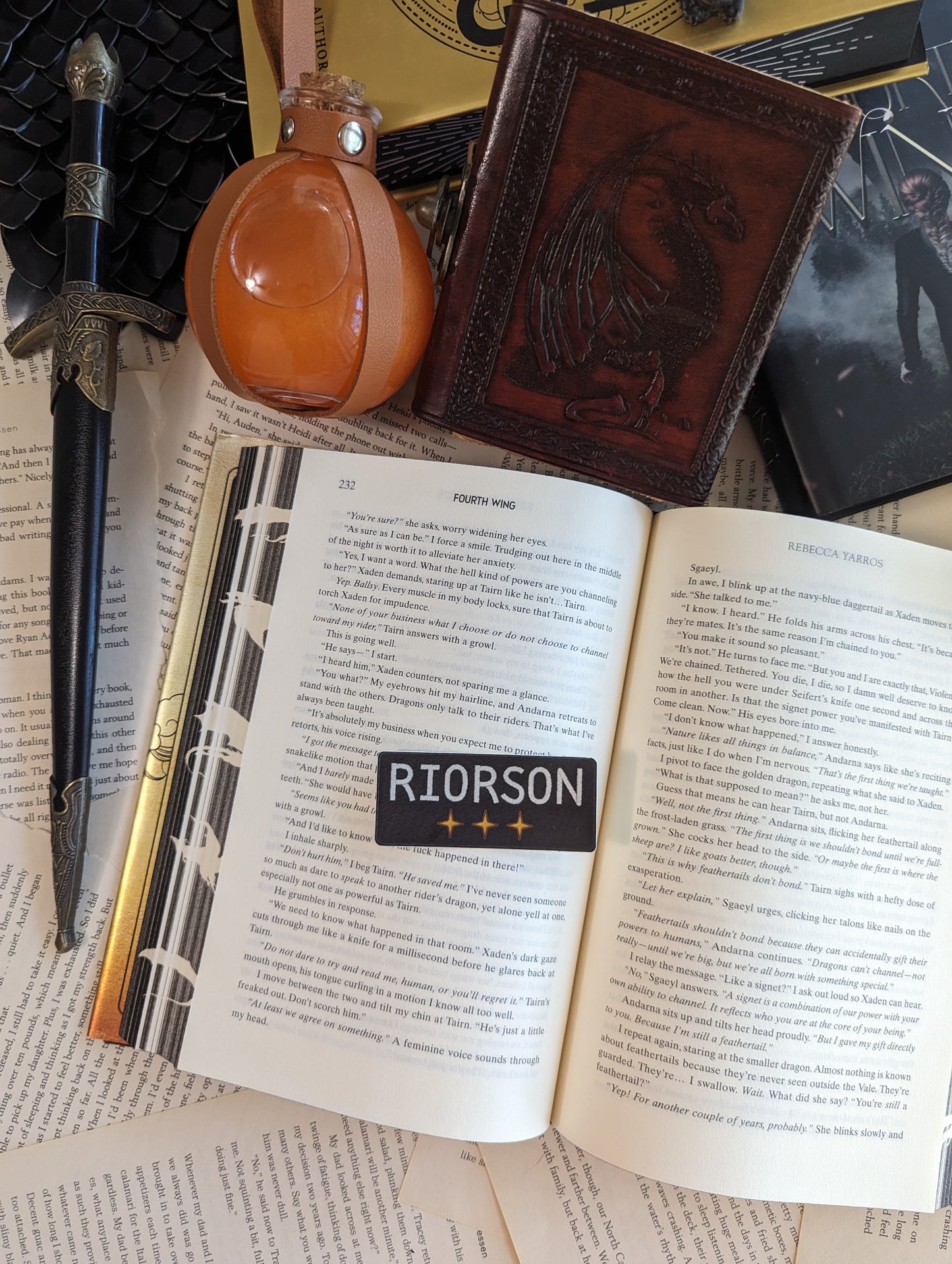 Riorson Name Patch Sticker