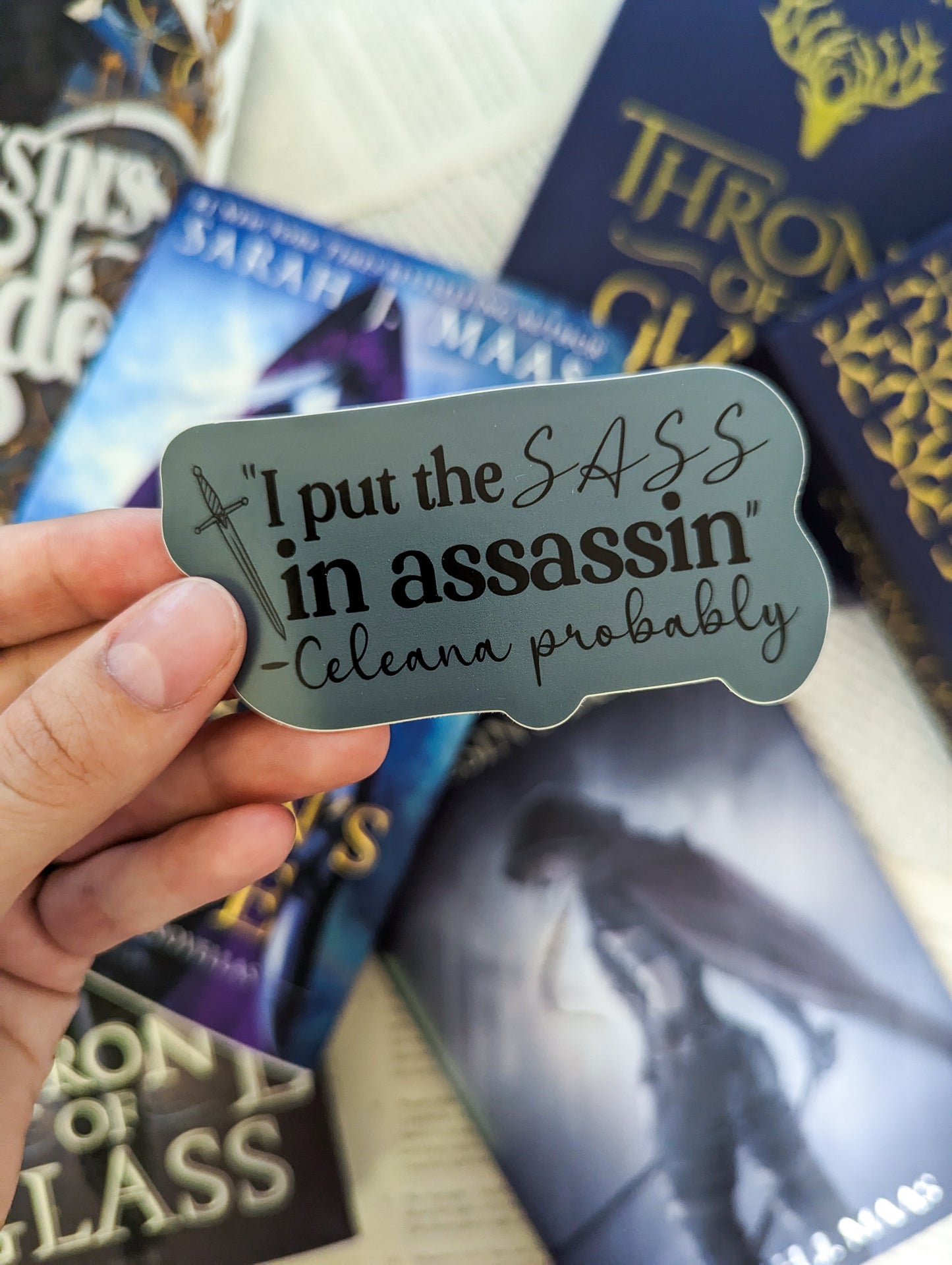 Sass in Assassin Sticker