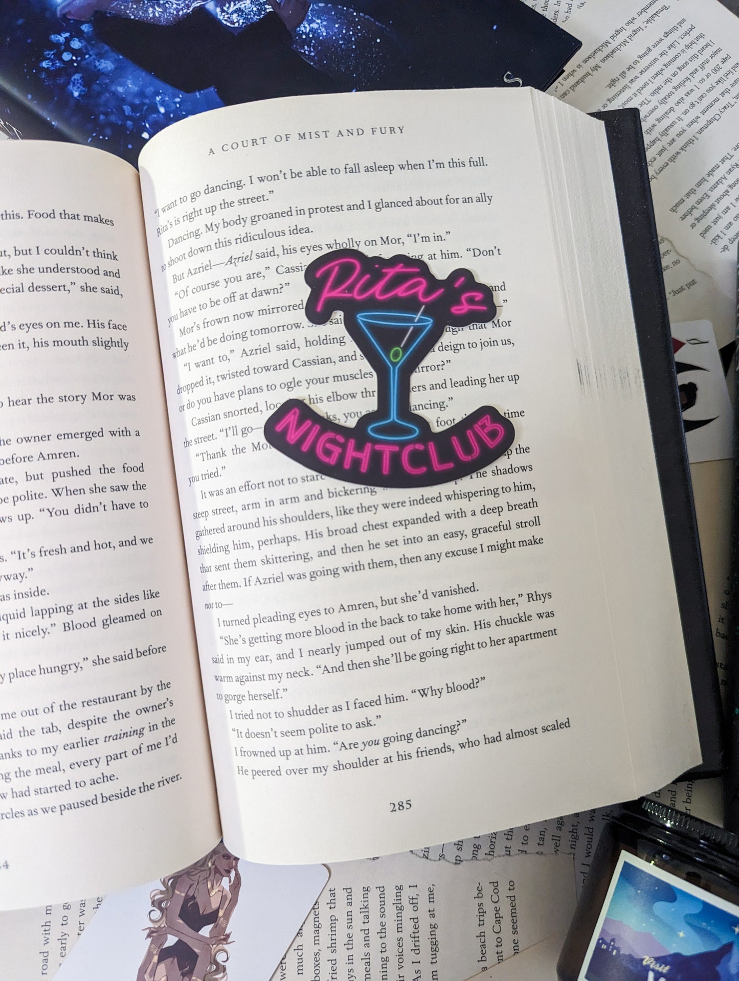 Rita's Neon Sign Sticker