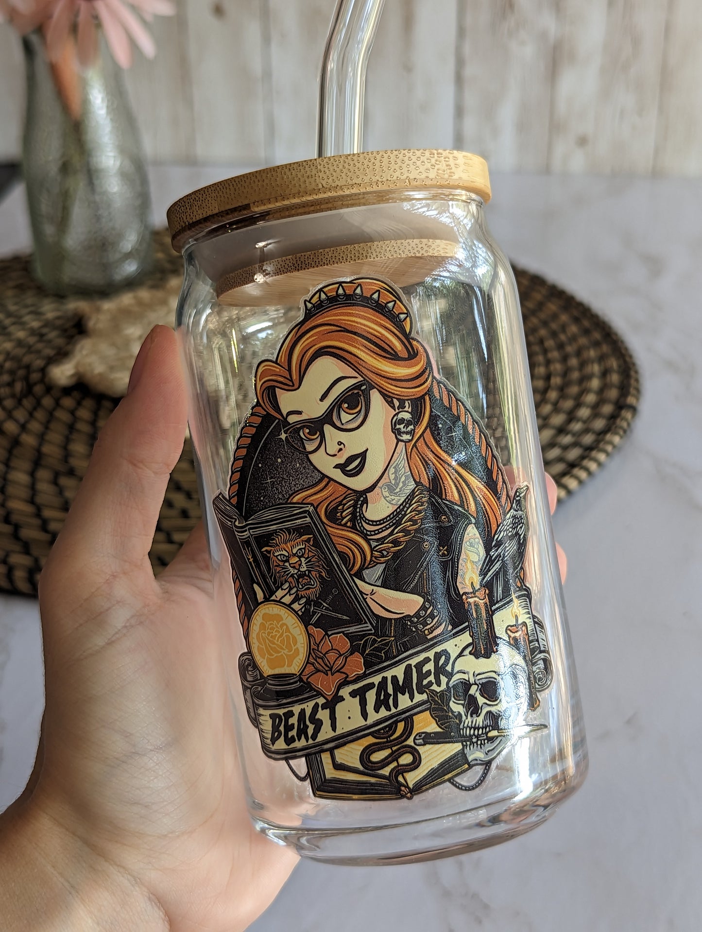 Beast Tamer Glass Tumbler