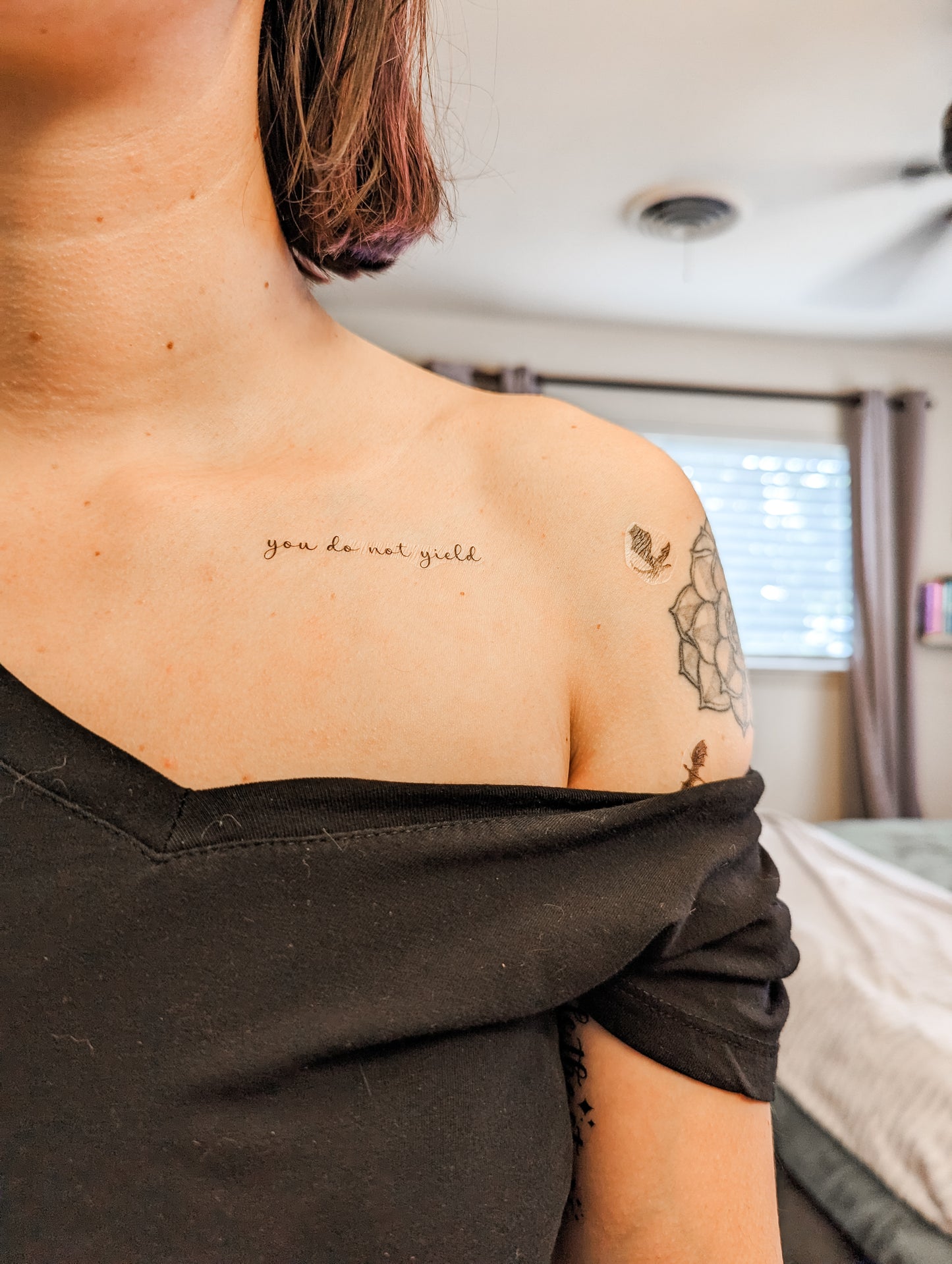 You Do Not Yield Temporary Tattoo