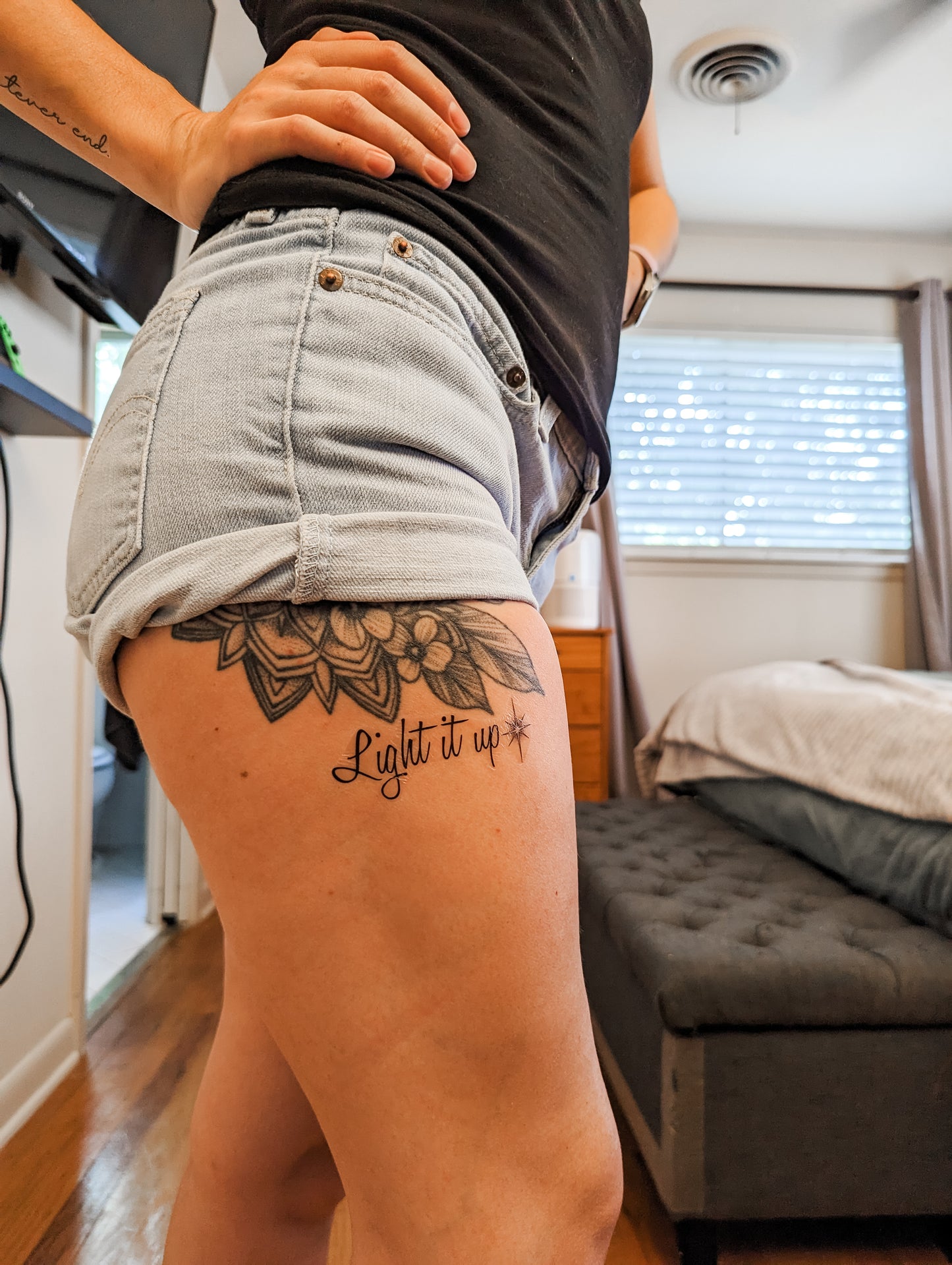 Light it UP! Temporary Tattoo