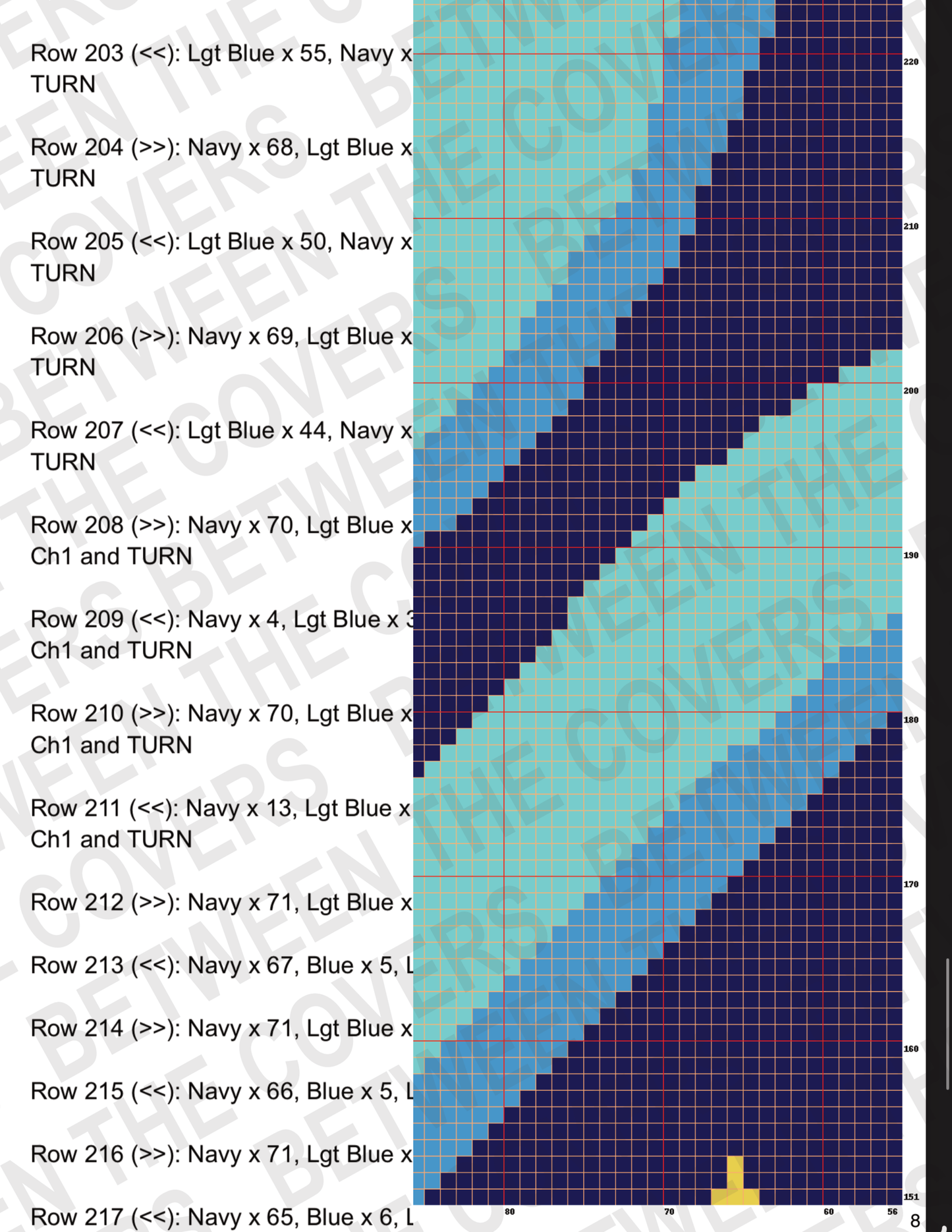 Starfall Tapestry Crochet Graphghan Pattern