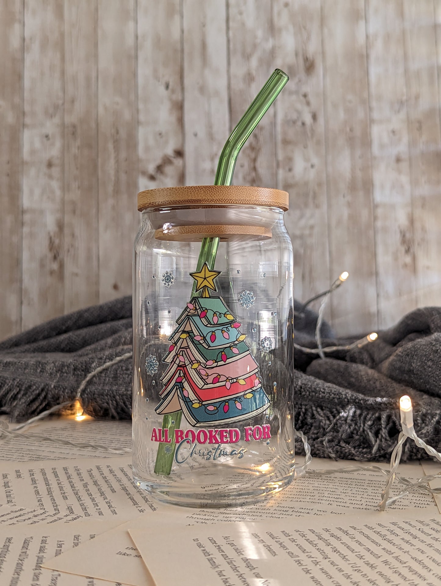 All Booked For Christmas Tumbler