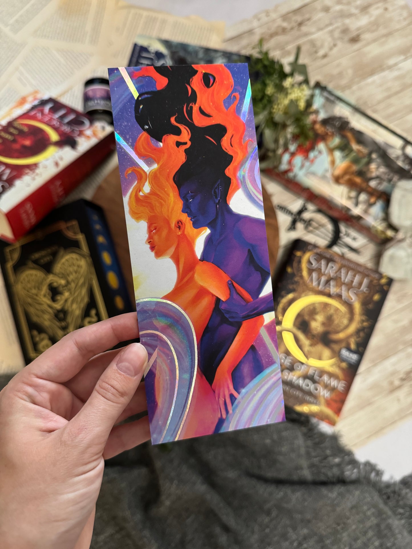 Day and Night Holographic Bookmark