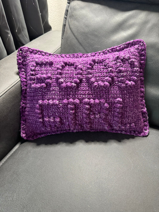 Good Girl Bobble Crochet Pillow Pattern
