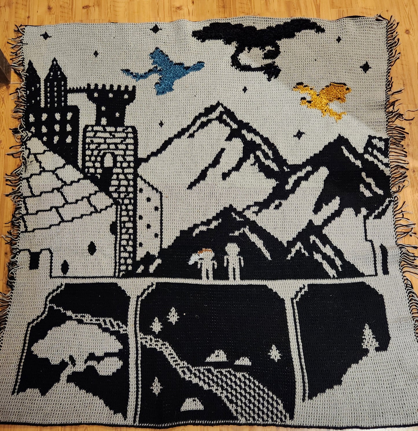 The Parapet Overlay Mosaic Crochet Graphghan Pattern