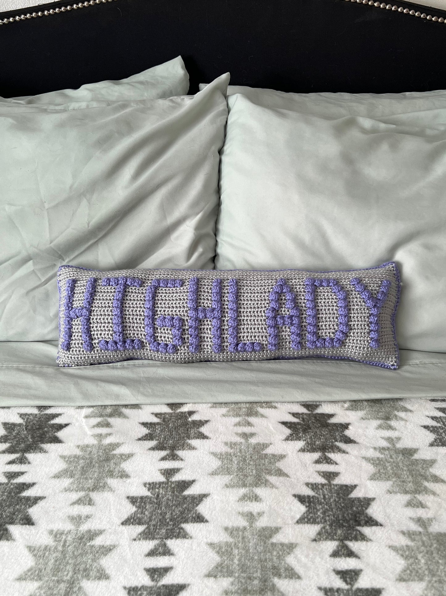 Highlady Bobble Crochet Pillow Pattern