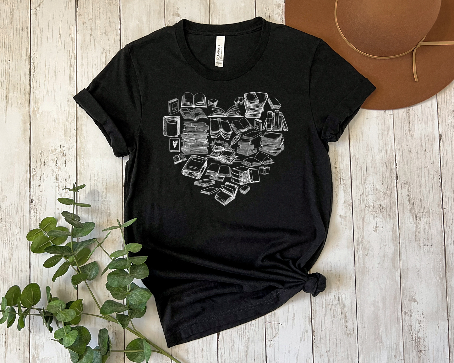 Book Heart T-shirt