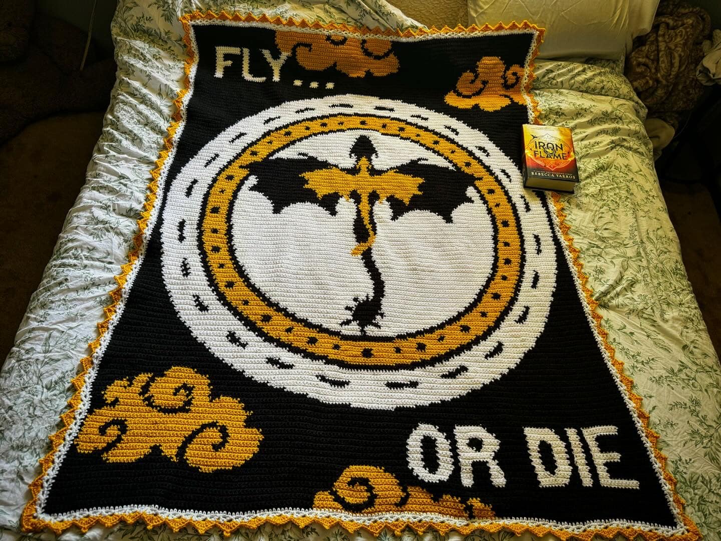 Fly or Die Tapestry Crochet Graphghan Pattern