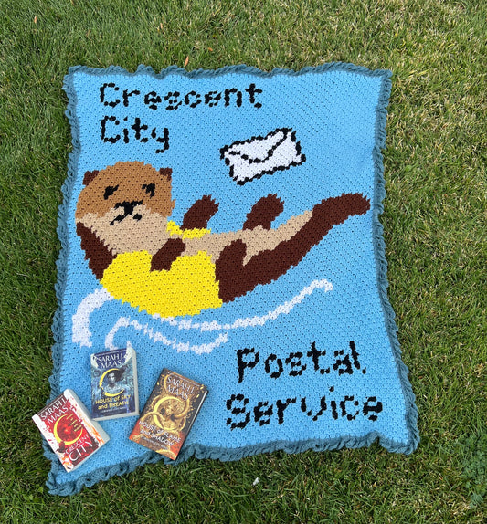 Crescent City Postal Service Otter C2C Crochet Pattern