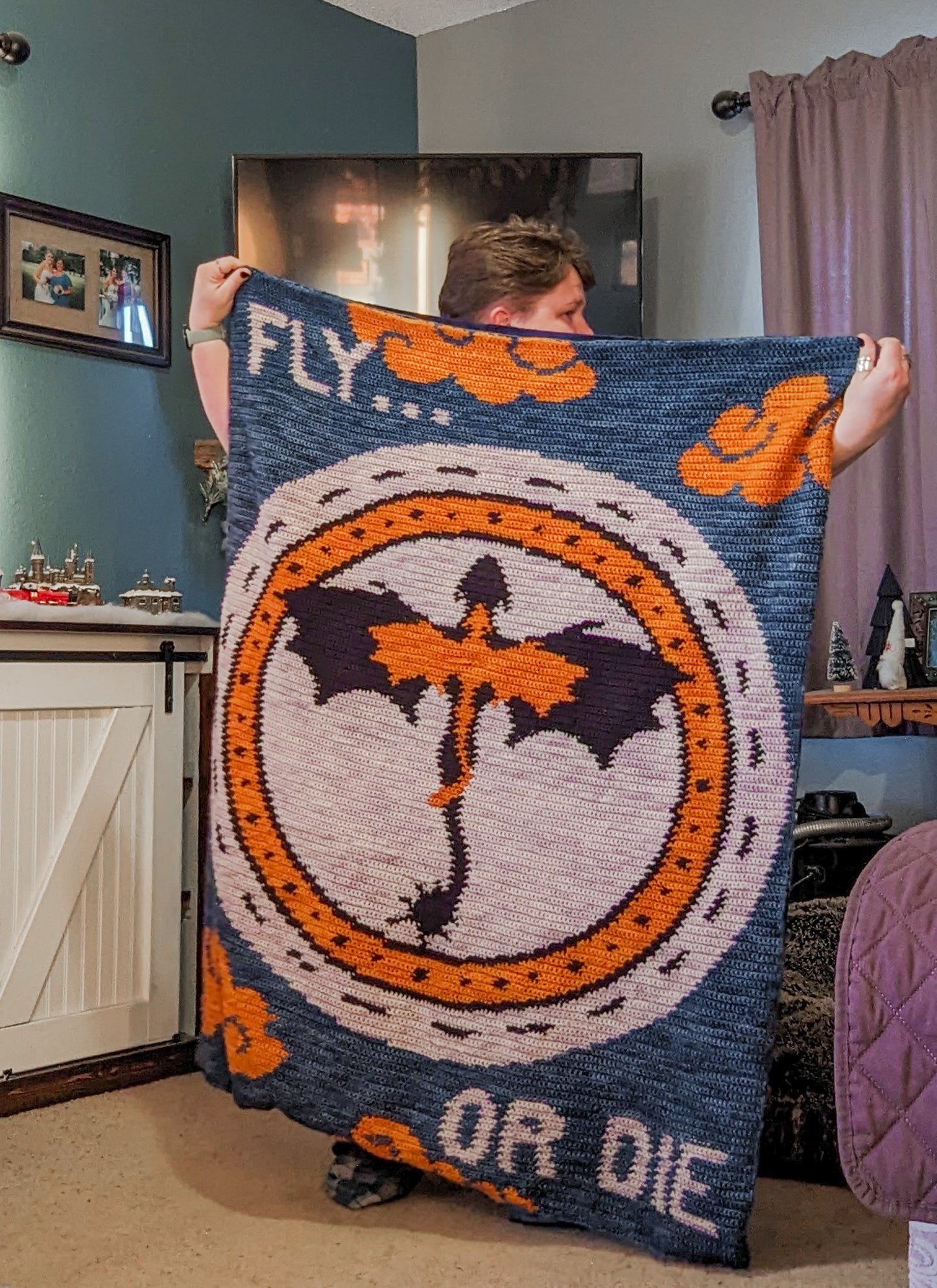 Fly or Die Tapestry Crochet Graphghan Pattern