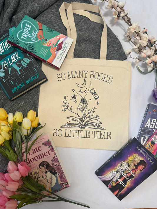 So Many Books Tote Bag