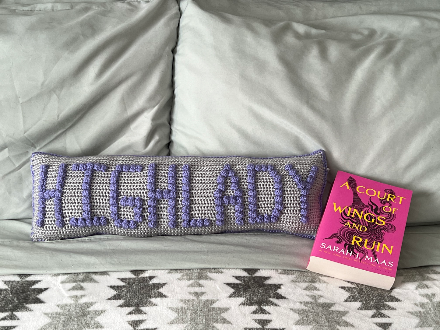 Highlady Bobble Crochet Pillow Pattern