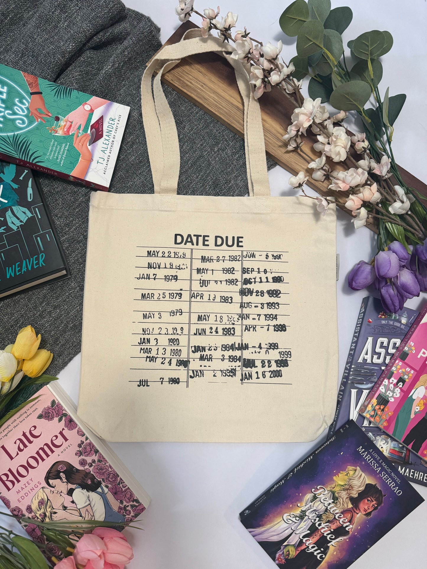 Library Card Tote Bag