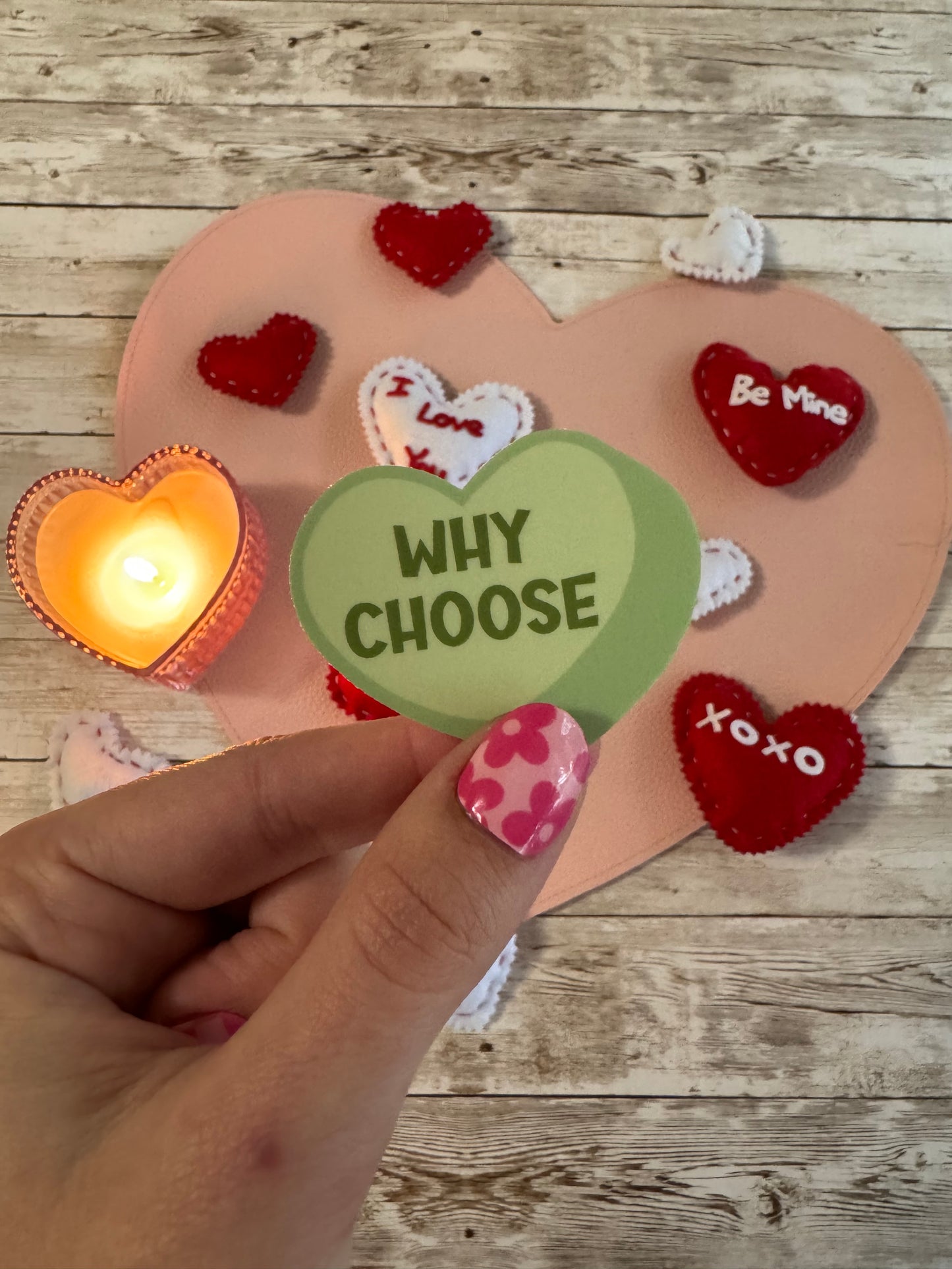 Why Choose Candy Heart Sticker