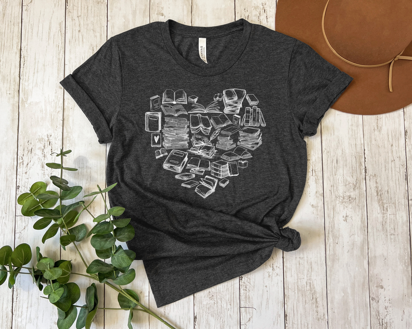 Book Heart T-shirt