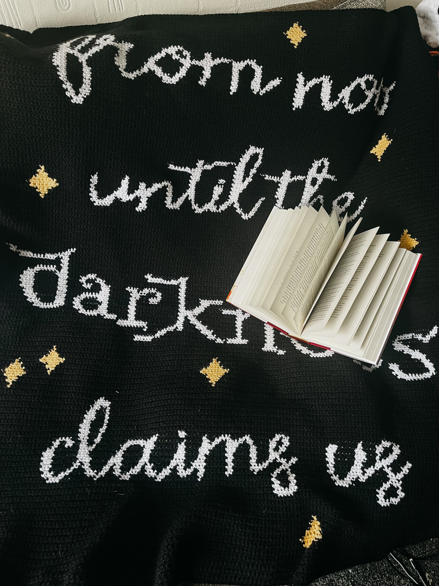 Until The Darkness Claims Us Tapestry Crochet Graphghan Pattern