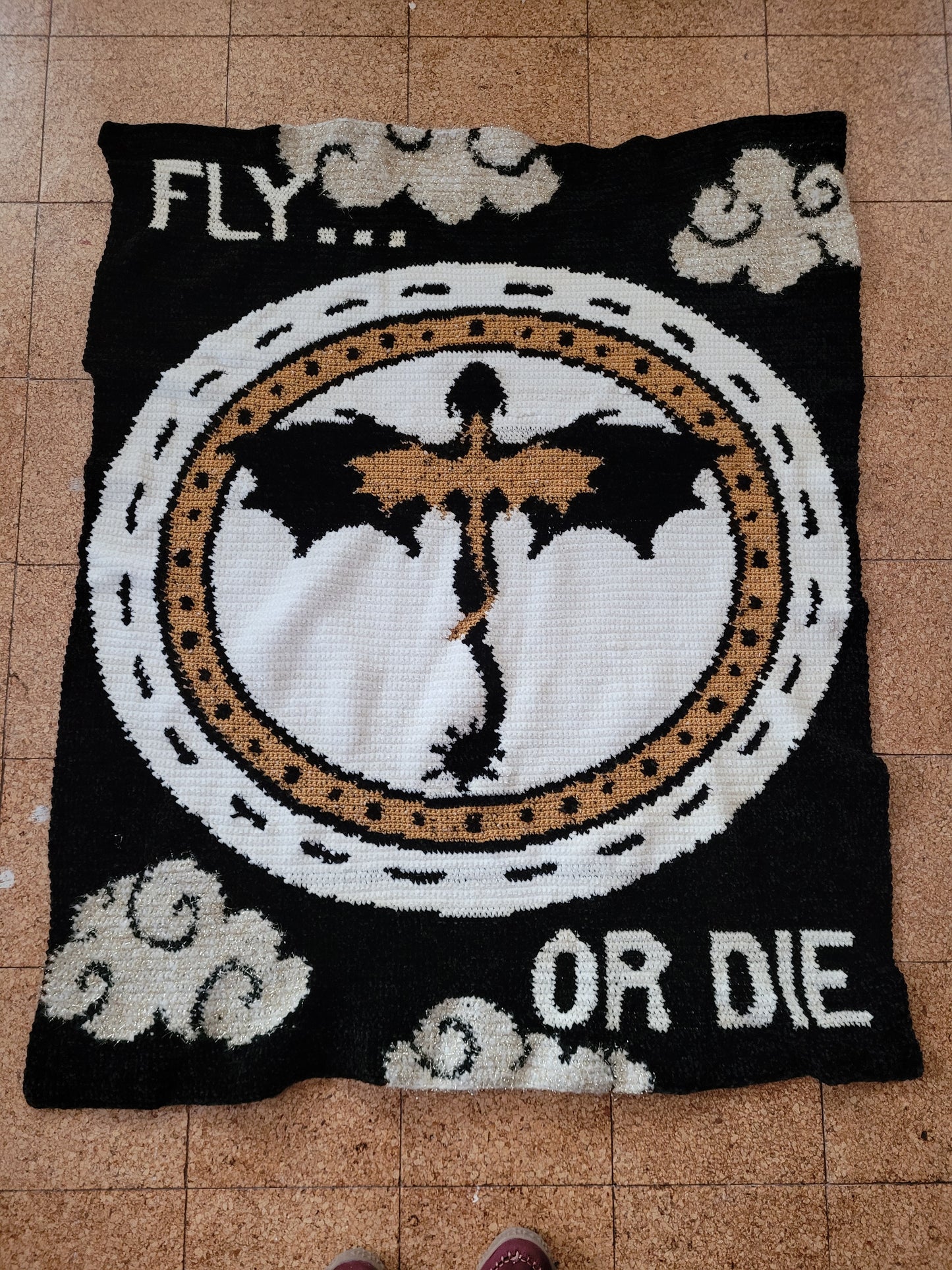 Fly or Die Tapestry Crochet Graphghan Pattern