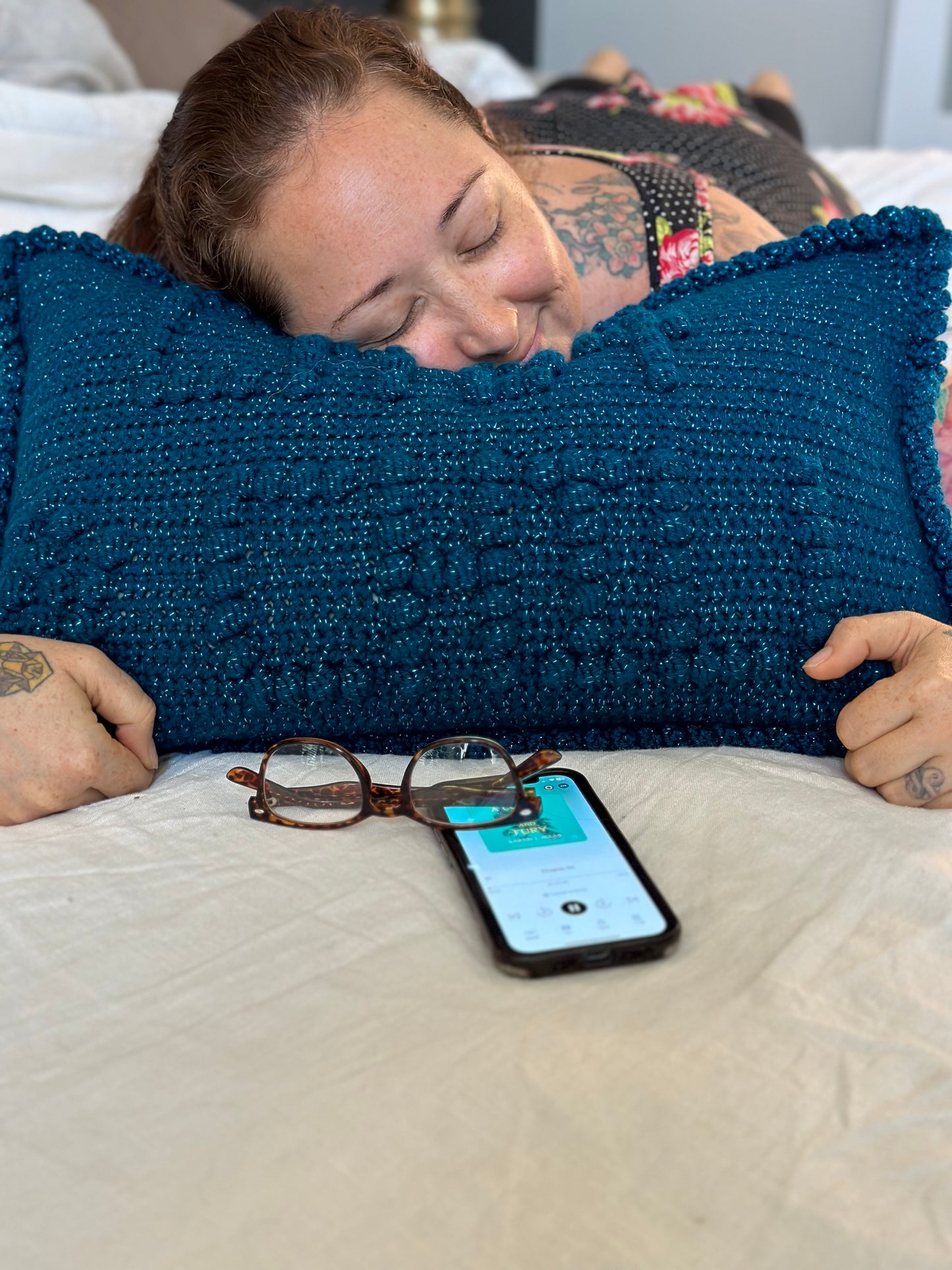 Ch 54/55 & Chill Bobble Crochet Pillow Pattern