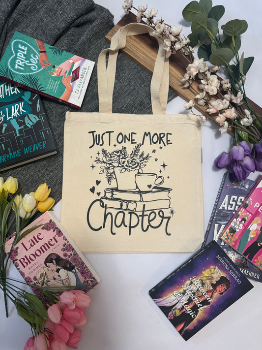 One More Chapter Tote Bag