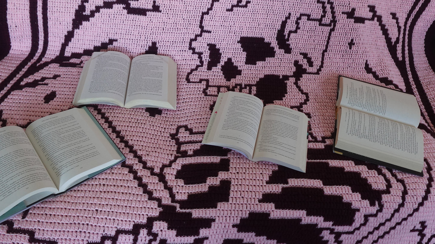 The Reader Tarot Light Overlay Mosaic Crochet Graphghan Pattern