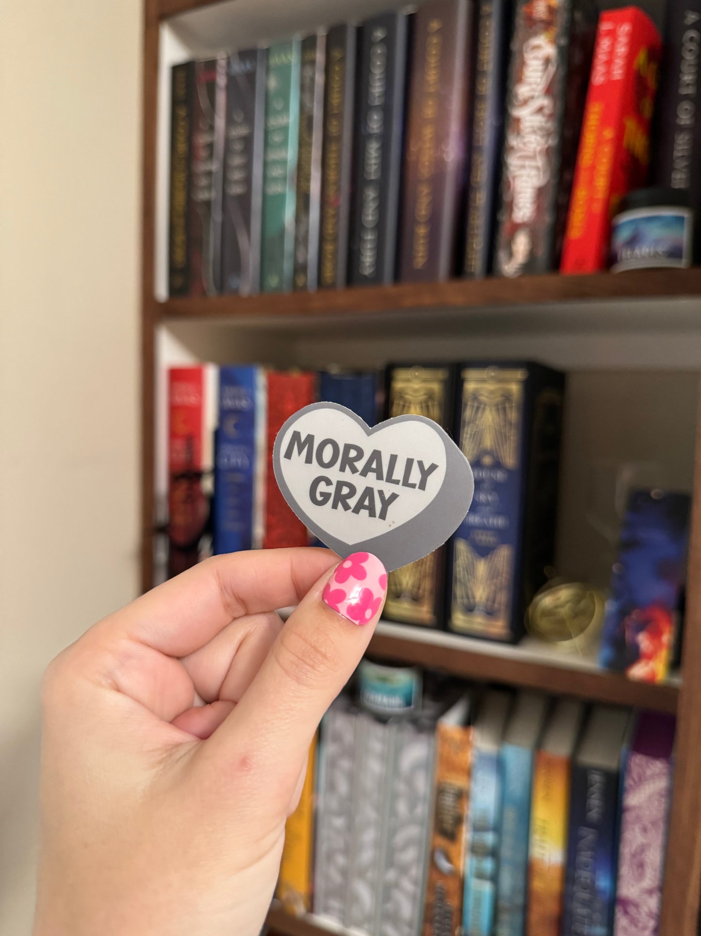 Morally Gray Heart Sticker