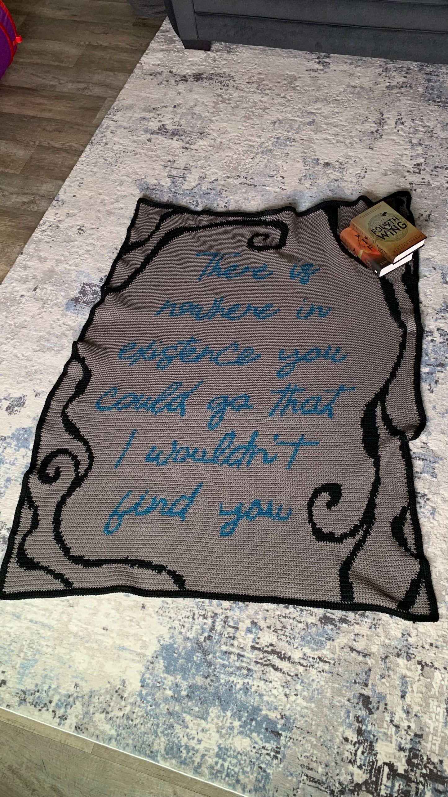 Xaden Quote Tapestry Crochet Graphghan Pattern