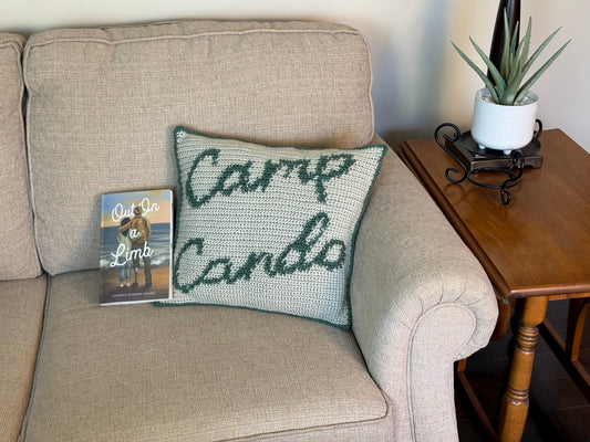 Camp Cando Tapestry Crochet Pillow Pattern