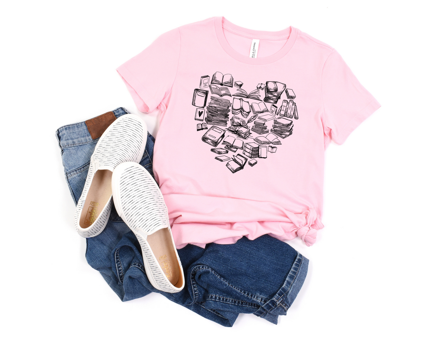 Book Heart T-shirt