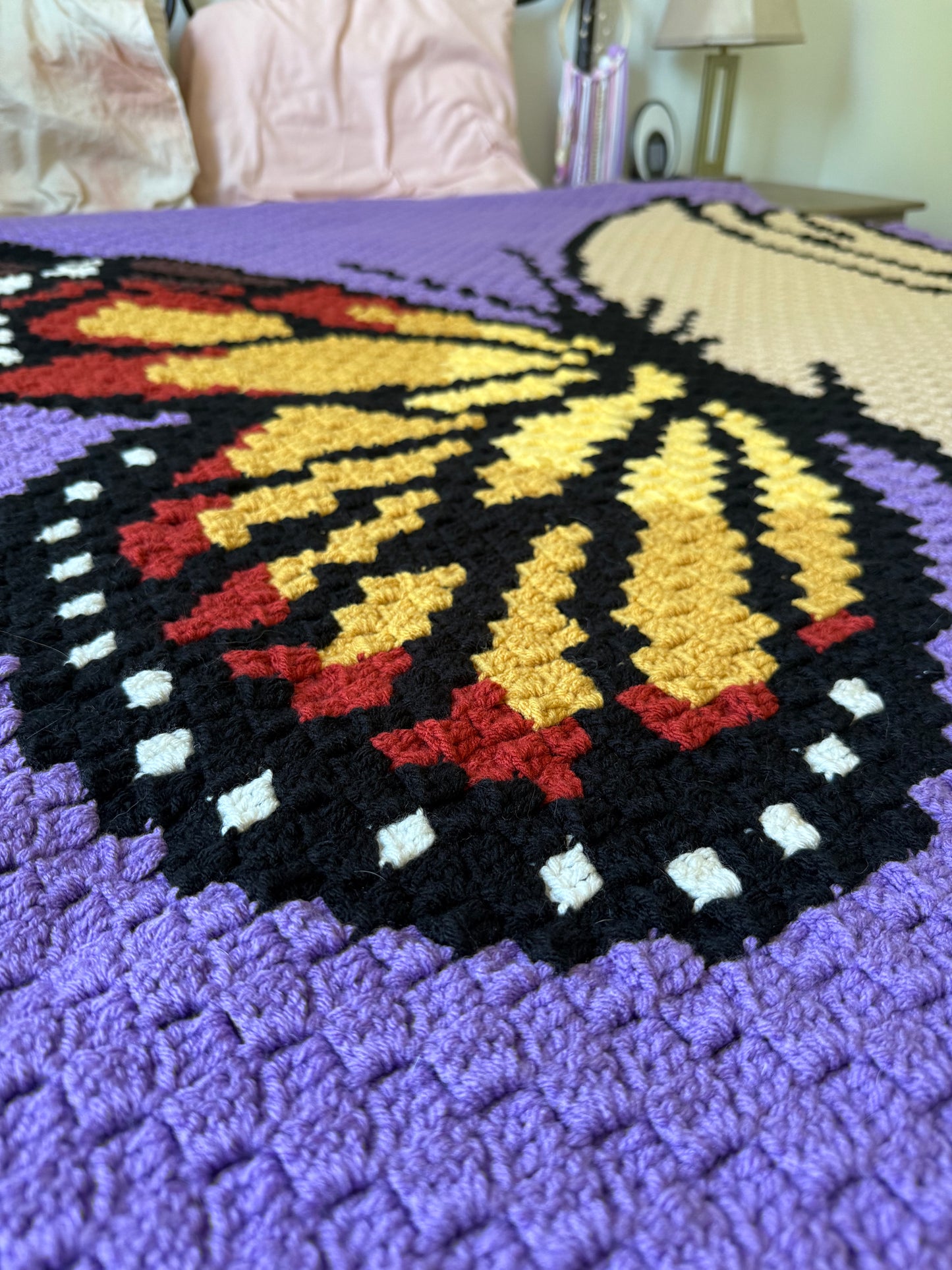 Butterfly Book C2C Crochet Graphghan Pattern