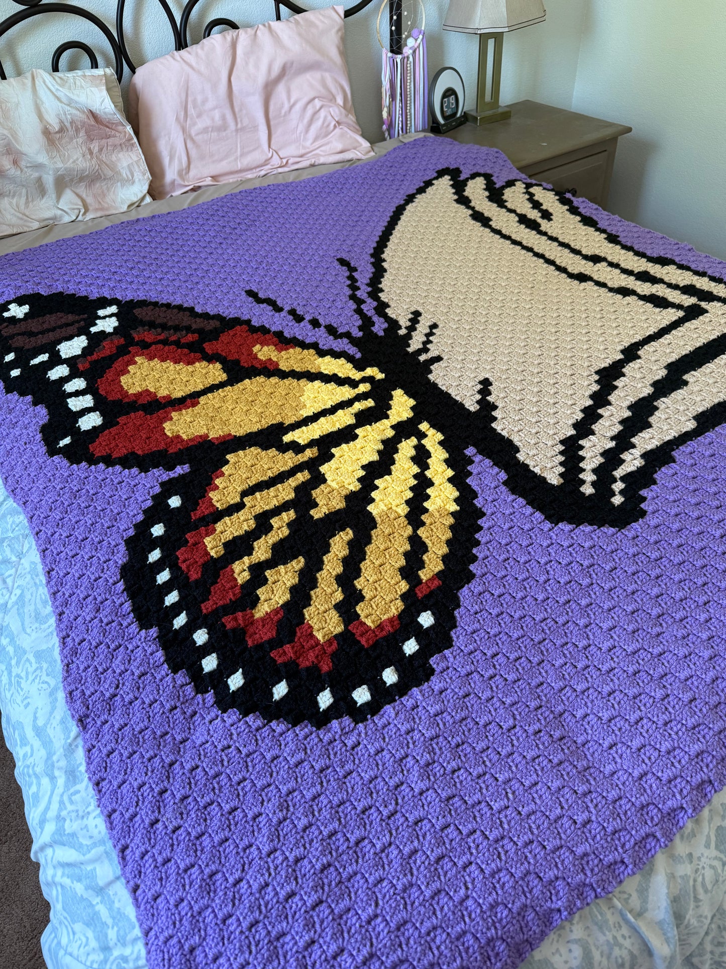 Butterfly Book C2C Crochet Graphghan Pattern