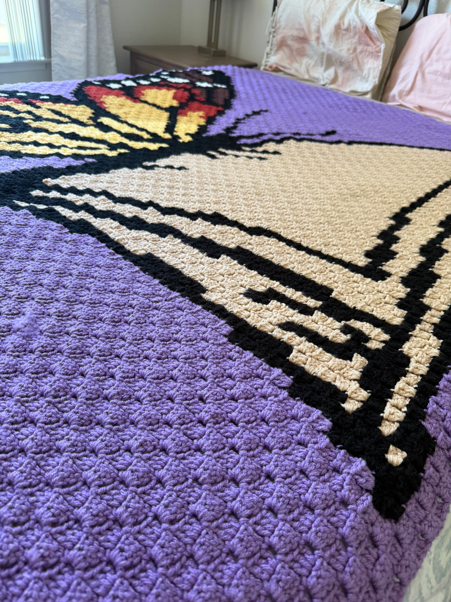 Butterfly Book C2C Crochet Graphghan Pattern