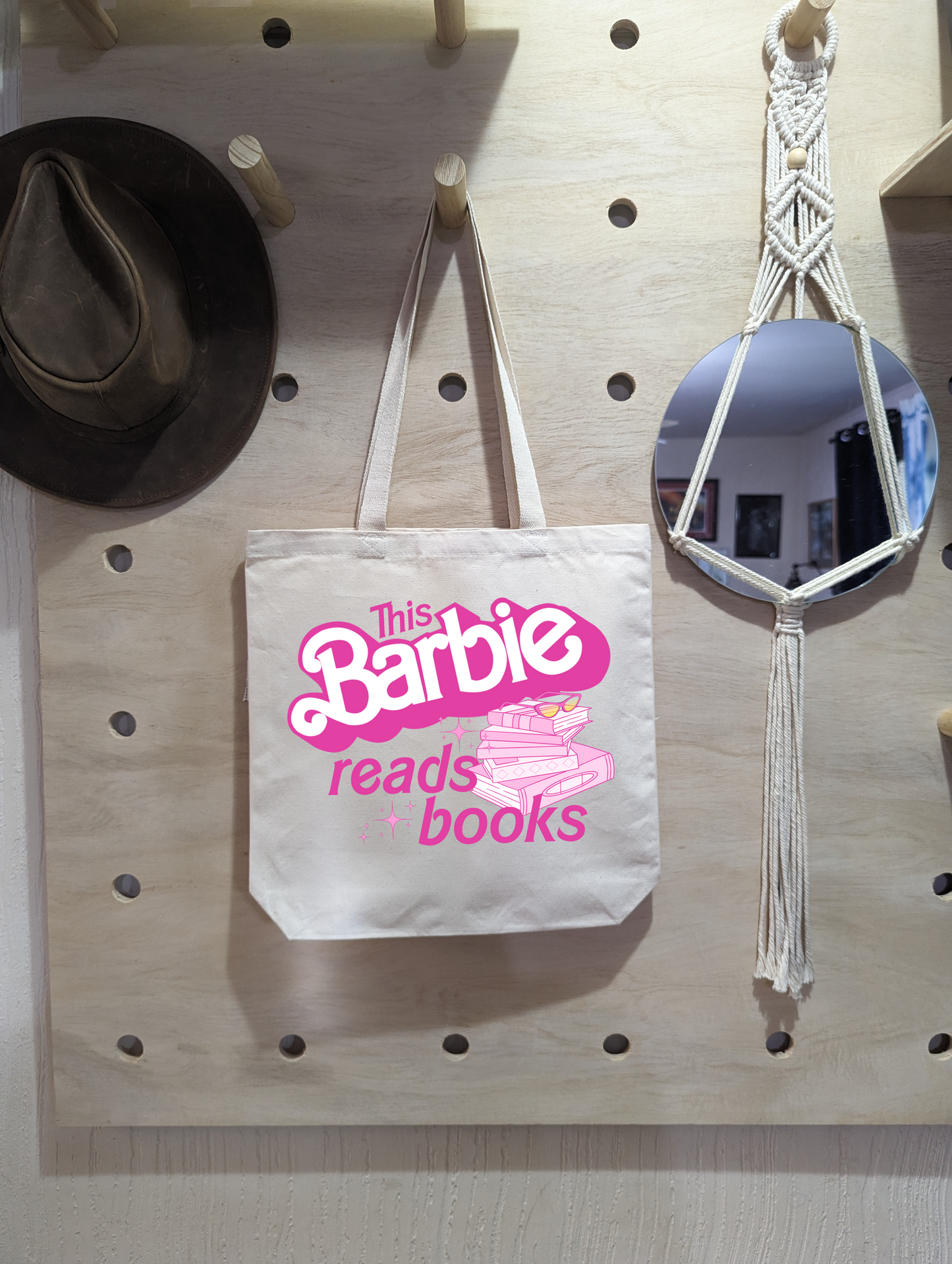 This Barbie Reads Books Tote Bag
