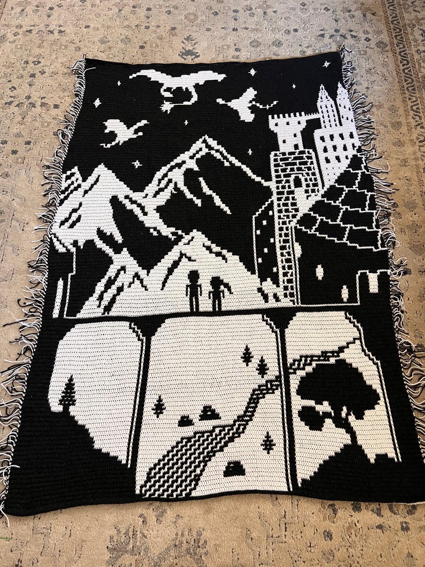 The Parapet Overlay Mosaic Crochet Graphghan Pattern