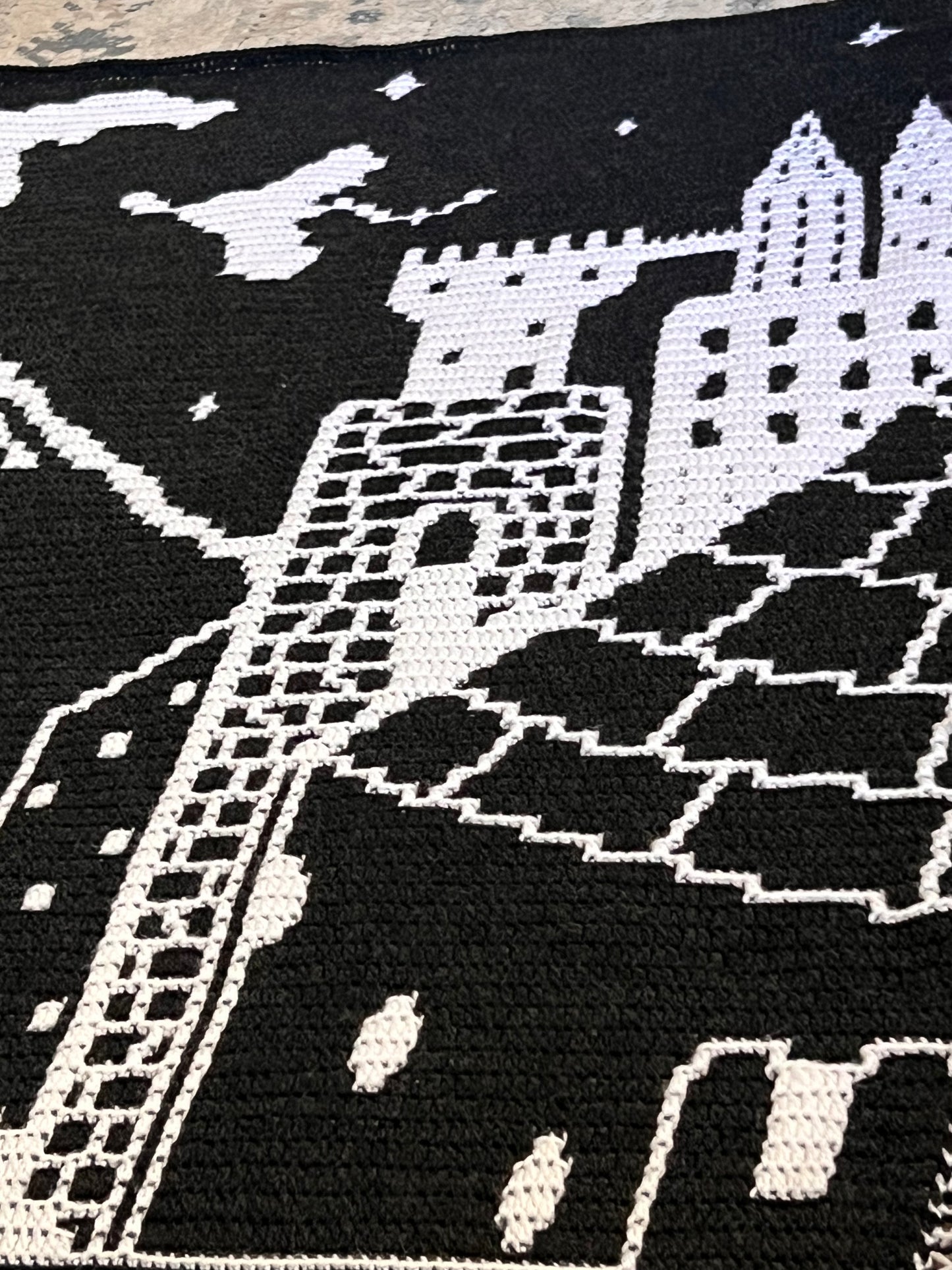 The Parapet Overlay Mosaic Crochet Graphghan Pattern