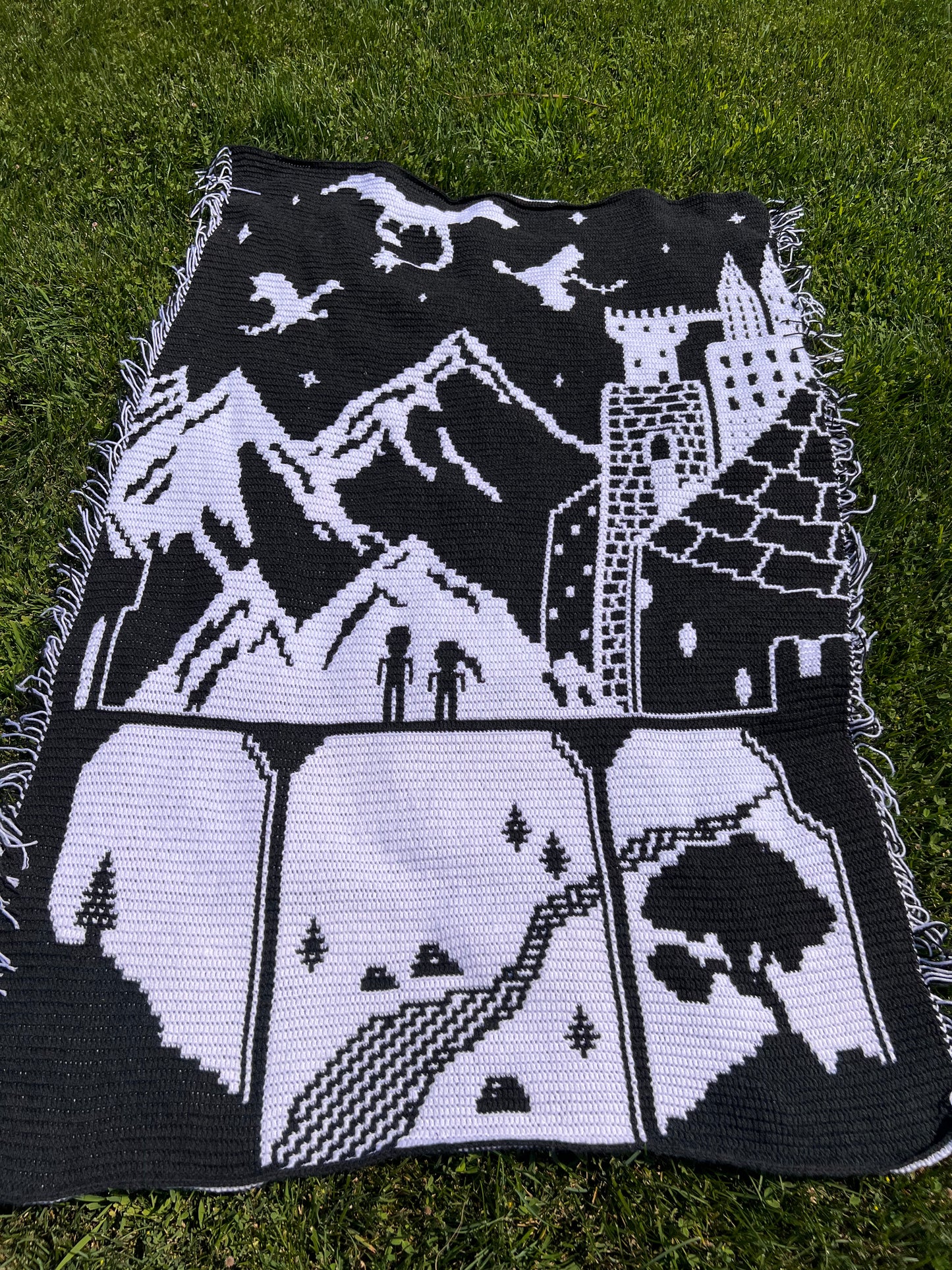 The Parapet Overlay Mosaic Crochet Graphghan Pattern