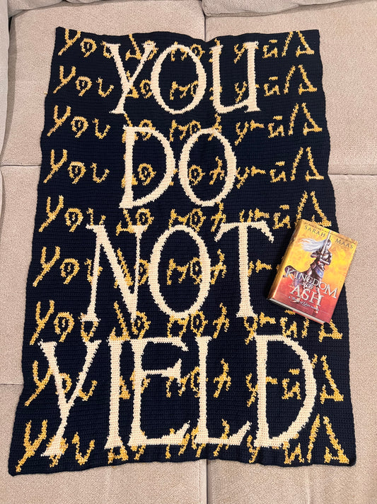 You Do Not Yield Tapestry Crochet Graphghan Pattern