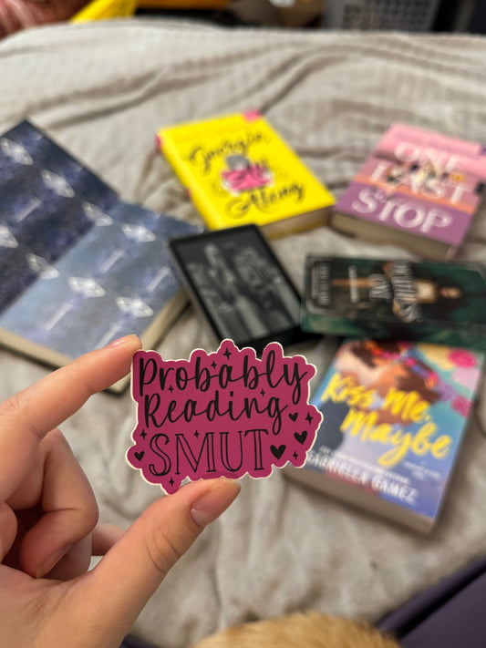 Probably Reading Smut Sticker