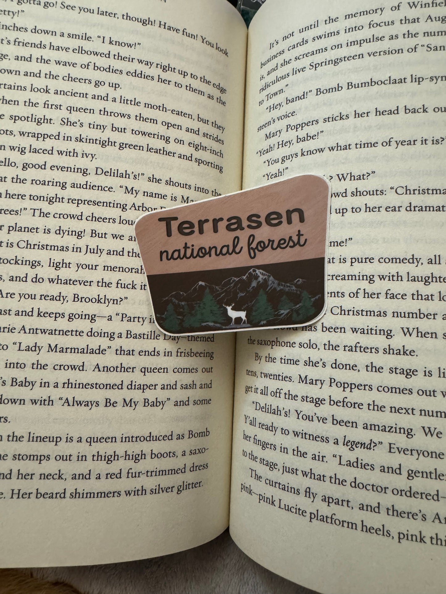 Terrasen National Forest Sign Sticker