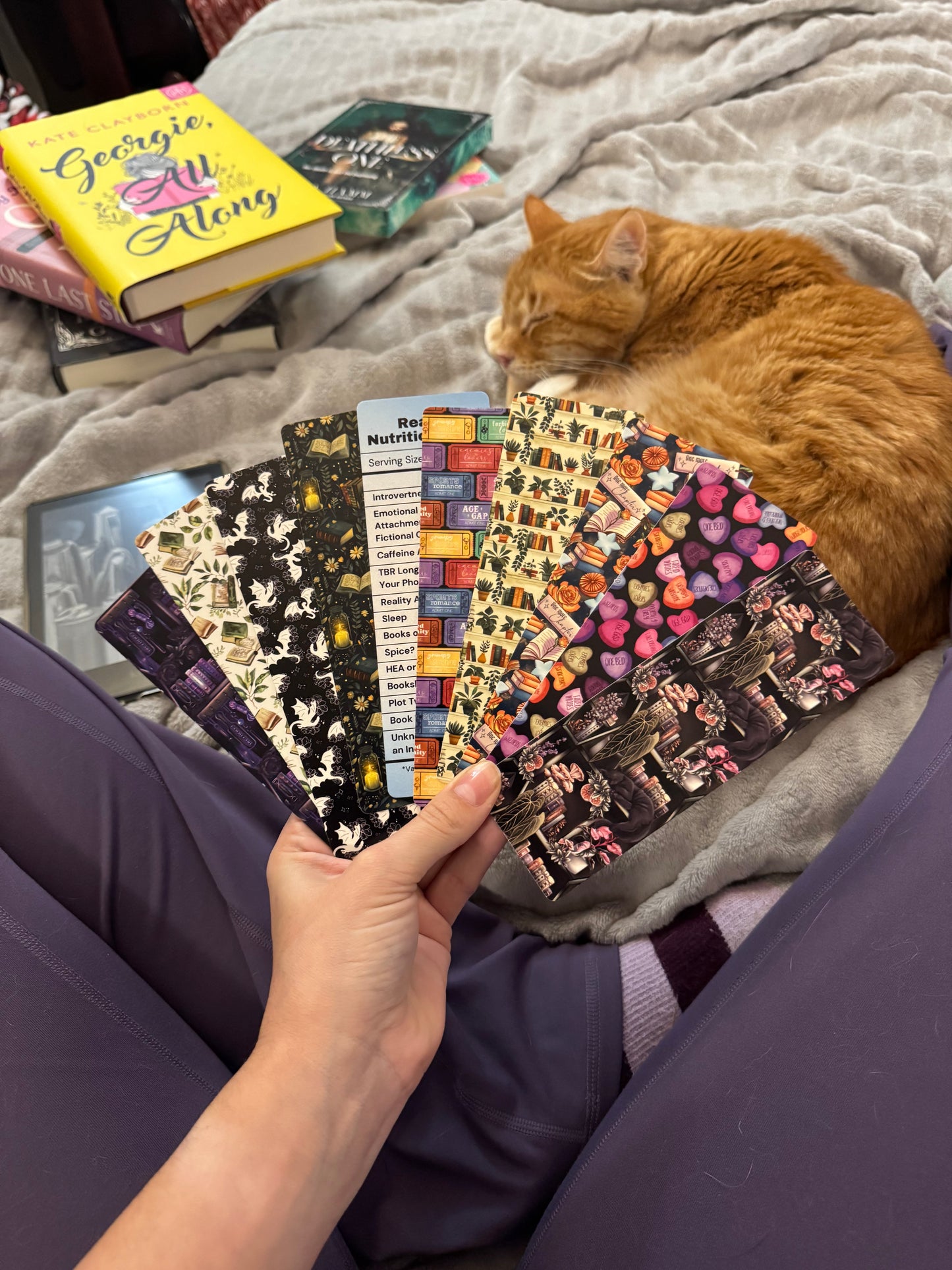Black Cat Bookshelf BookmarK
