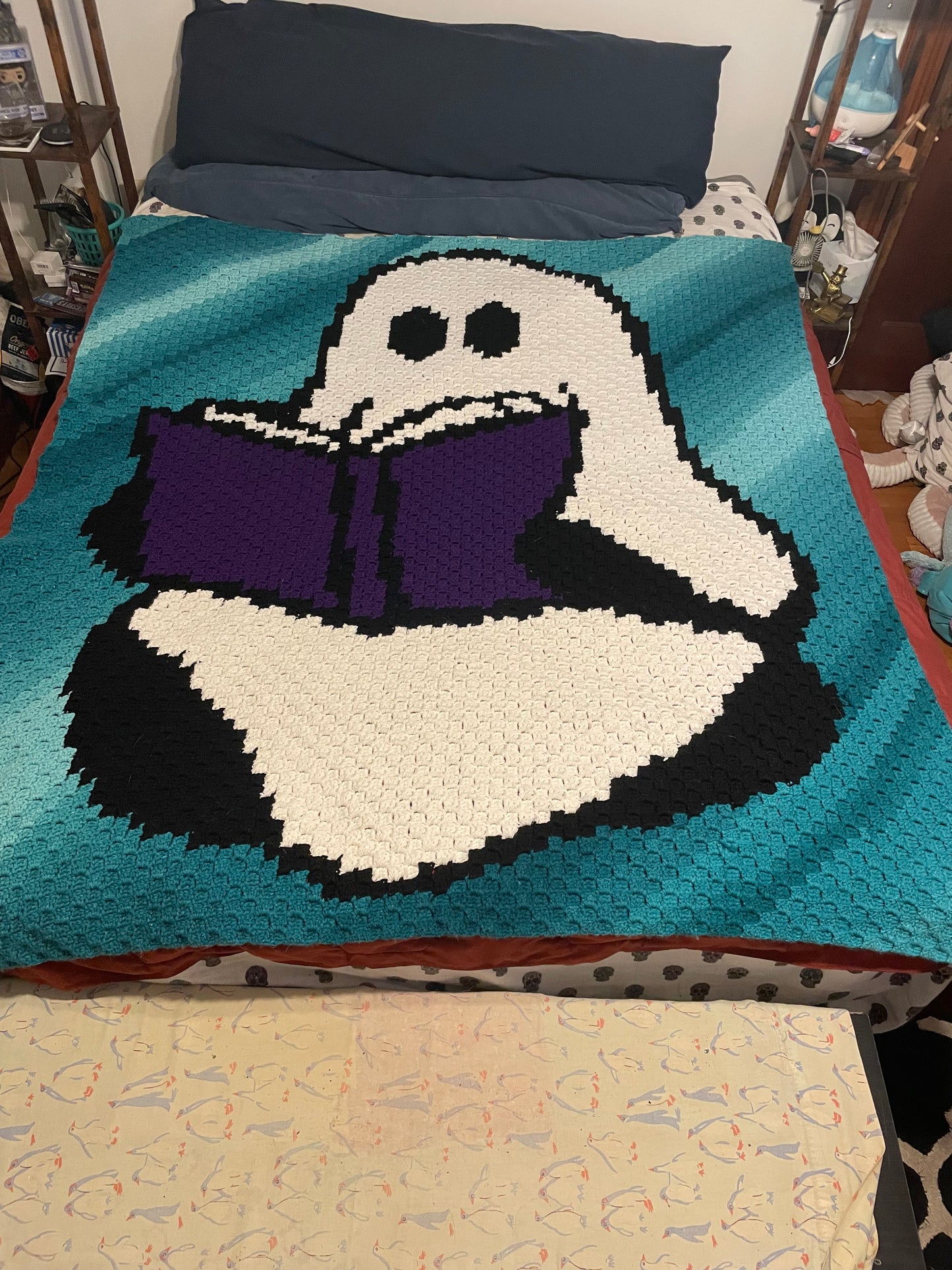 Reading Ghost C2C Crochet Graphghan Pattern