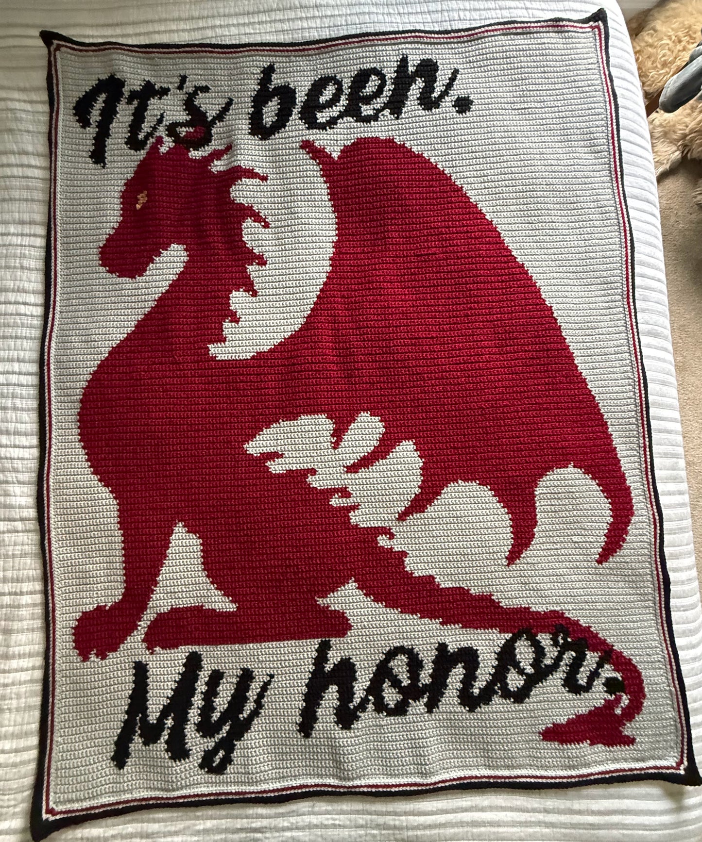 It's Been My Honor Tapestry Crochet Graphghan Pattern