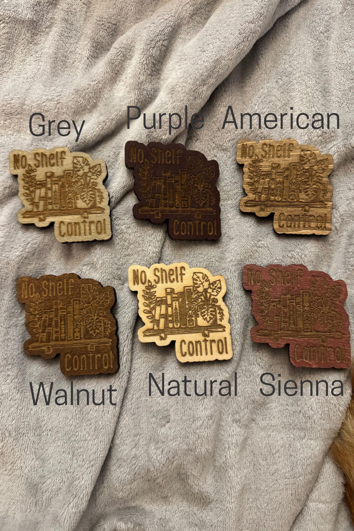 Read in Peace Wooden Magnet