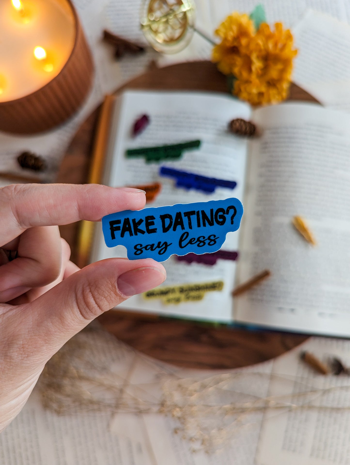 Fake Dating Trope Sticker