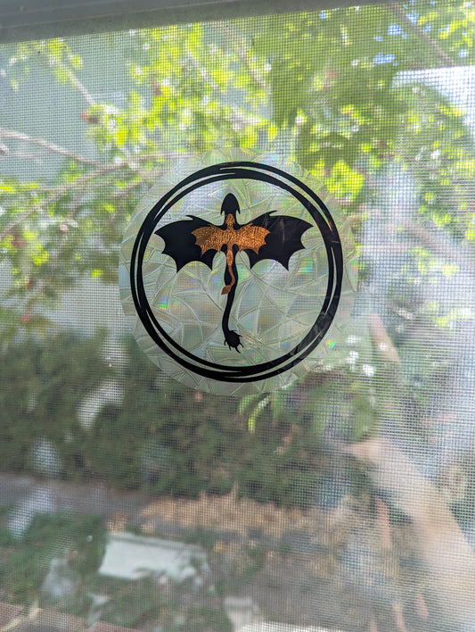 Dragon Relic Suncatcher Decal