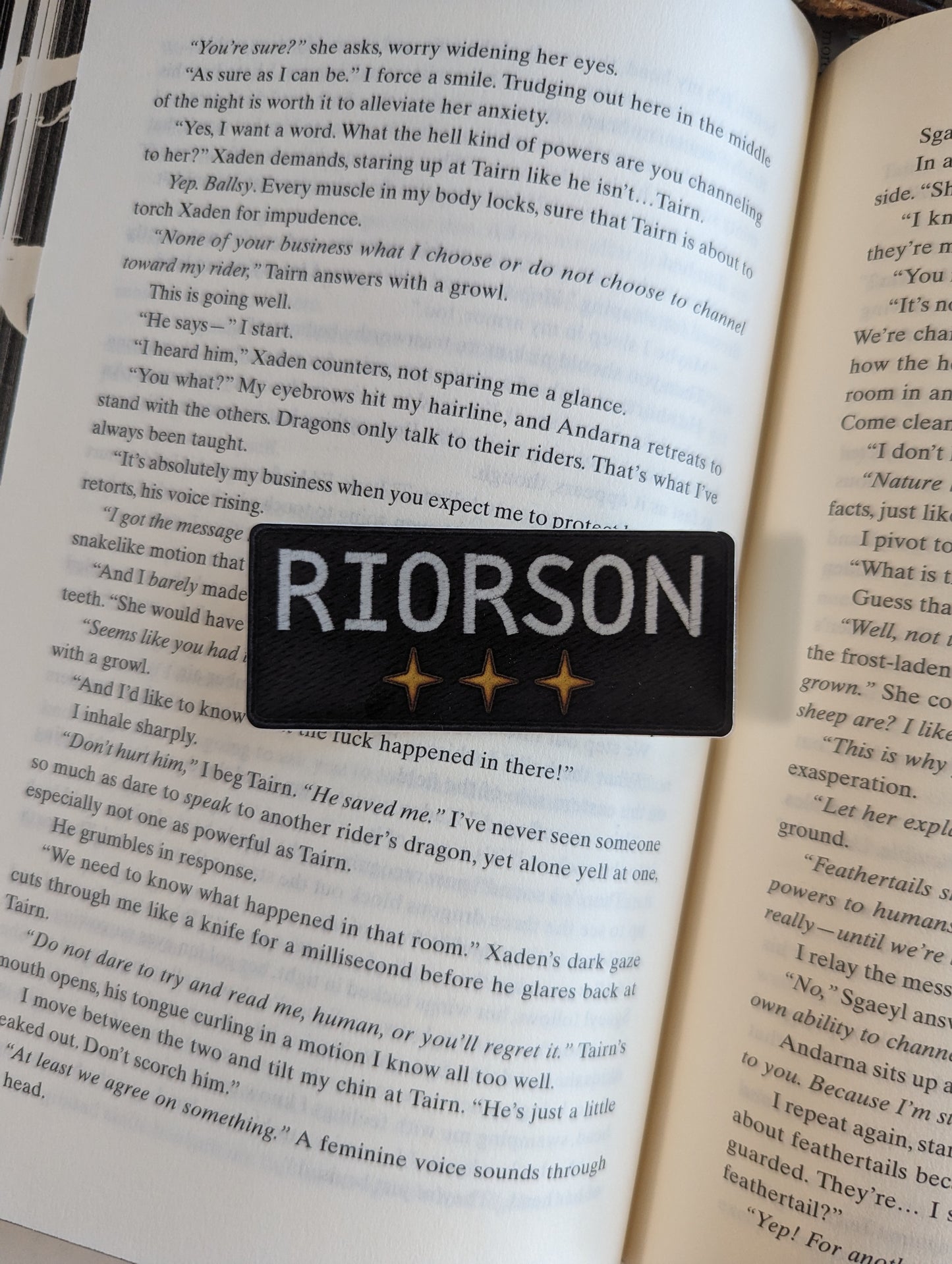 Riorson Name Patch Sticker